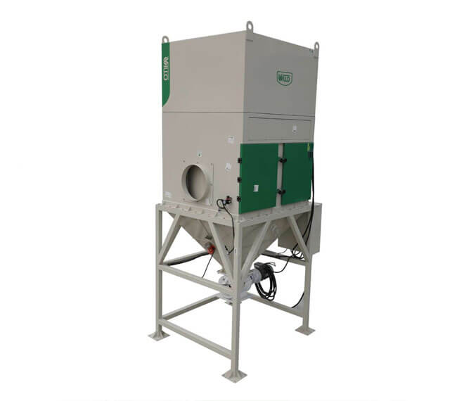 vertical dust collector
