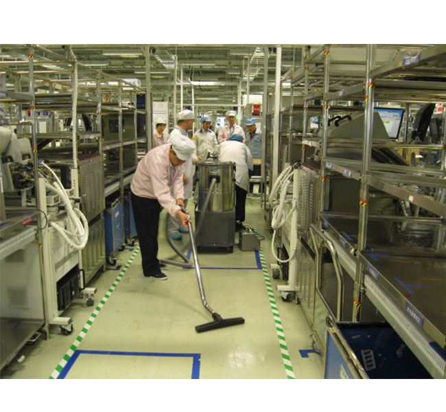 vacuum cleaner for food industry